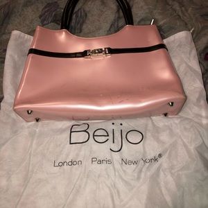 Beijo Pink & Brown Purse